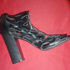 BamBoo strappy lace up heels